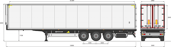 Полуприцеп рефрижератор Грюнвальд